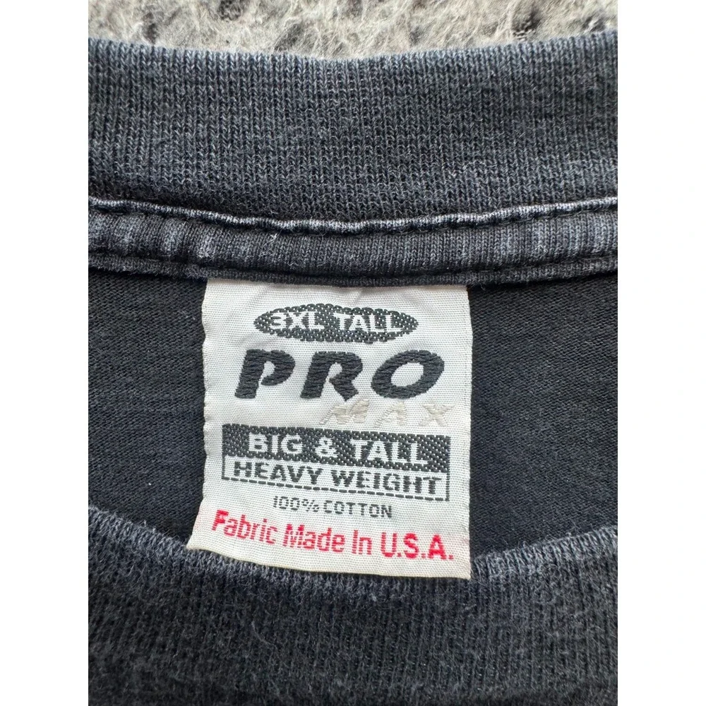 Vintage Pro Max Rhinestone Notorious B.I.G. Graphic T-Shirt Black Size 3XL Tall